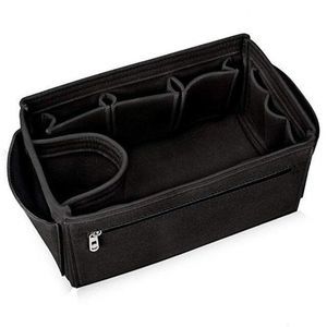 Insert/Organizer-Large- Designer Handbags/Totes -Black Style2 - NWT